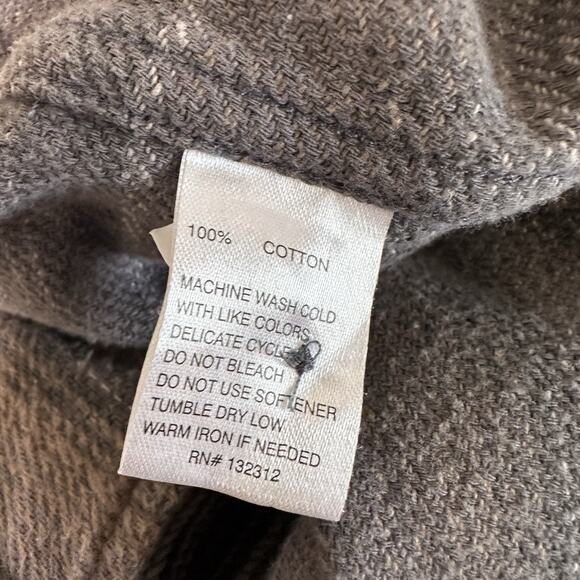 Howler Bros Shirt Mens XL Grey Stripes Rodanthe Blanket Flannel Grunge Outdoor - Picture 13 of 14